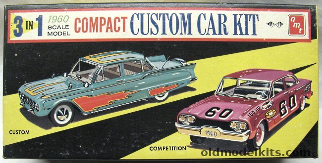 AMT 1/25 1960 Mercury Comet 2 Door Hardtop 3 in 1 Kit, 3060-139 plastic model kit